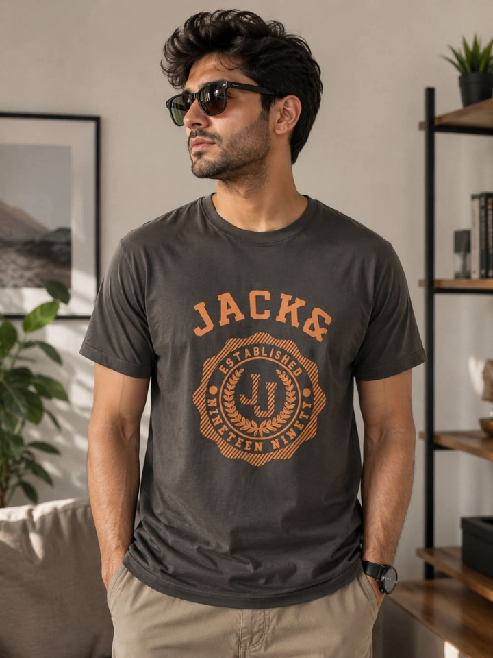Luxury Casual Half Sleeve T-Shirt for Men